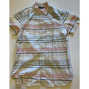Free Planet Button Front Collared Shirt